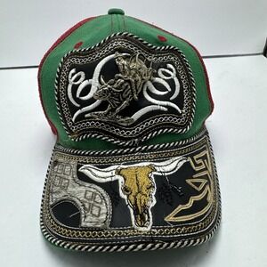 Handmade Leather Cowgirl Cowboy Western Style Mesh Cap Rodeo‎ Ranch Baseball